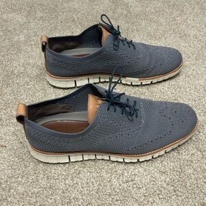 Men's Gray Knit Casual Shoes - Cole Haan Zero Gravity C24944 Size 9.5
